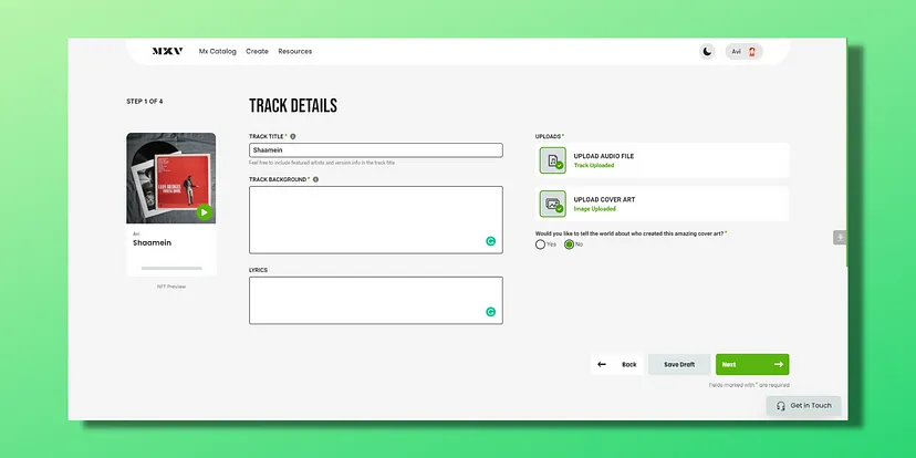 track details